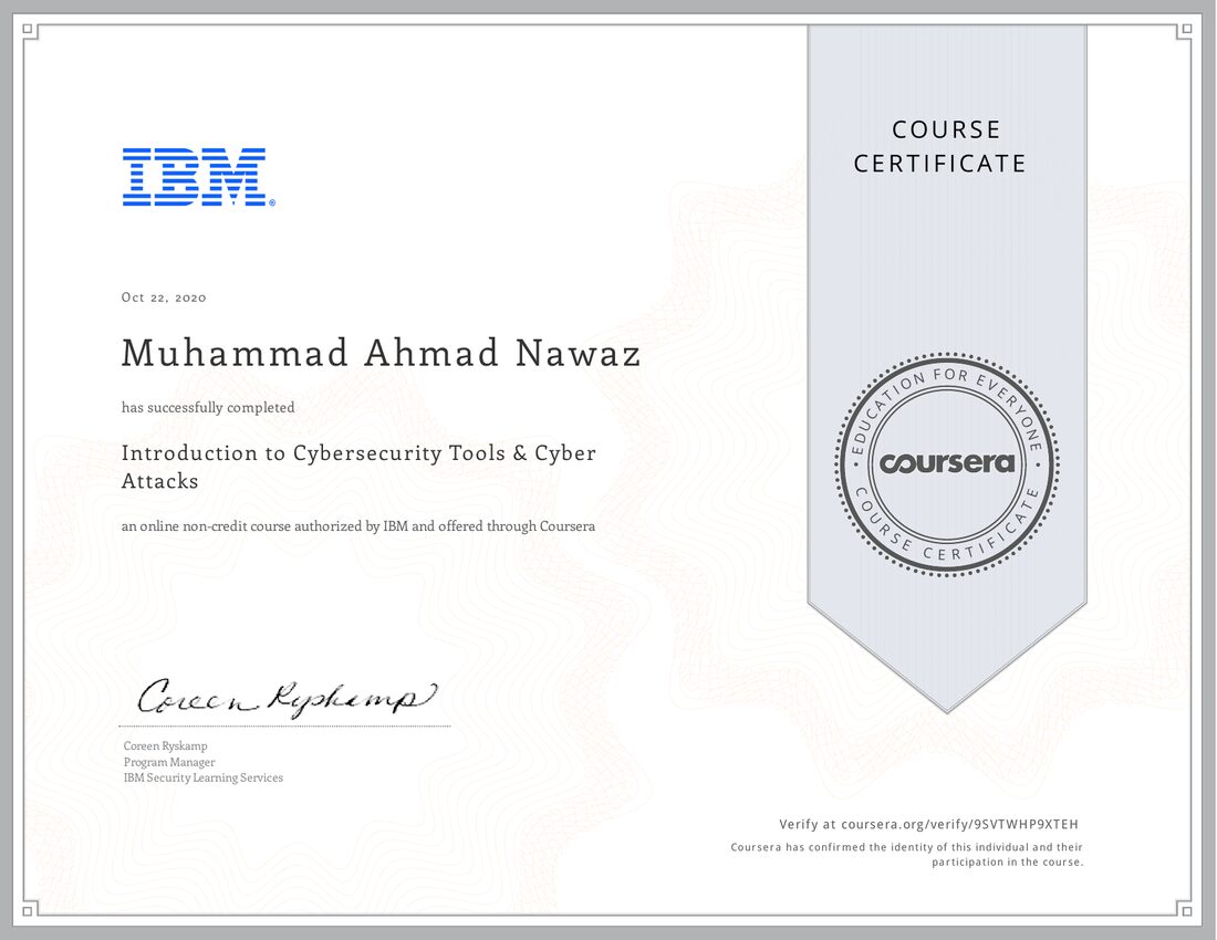 IBM Intro to Cybersecurity